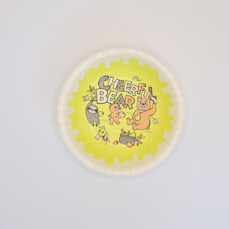 OIMG Disposable Cartoon Animal Party Paper Bowls