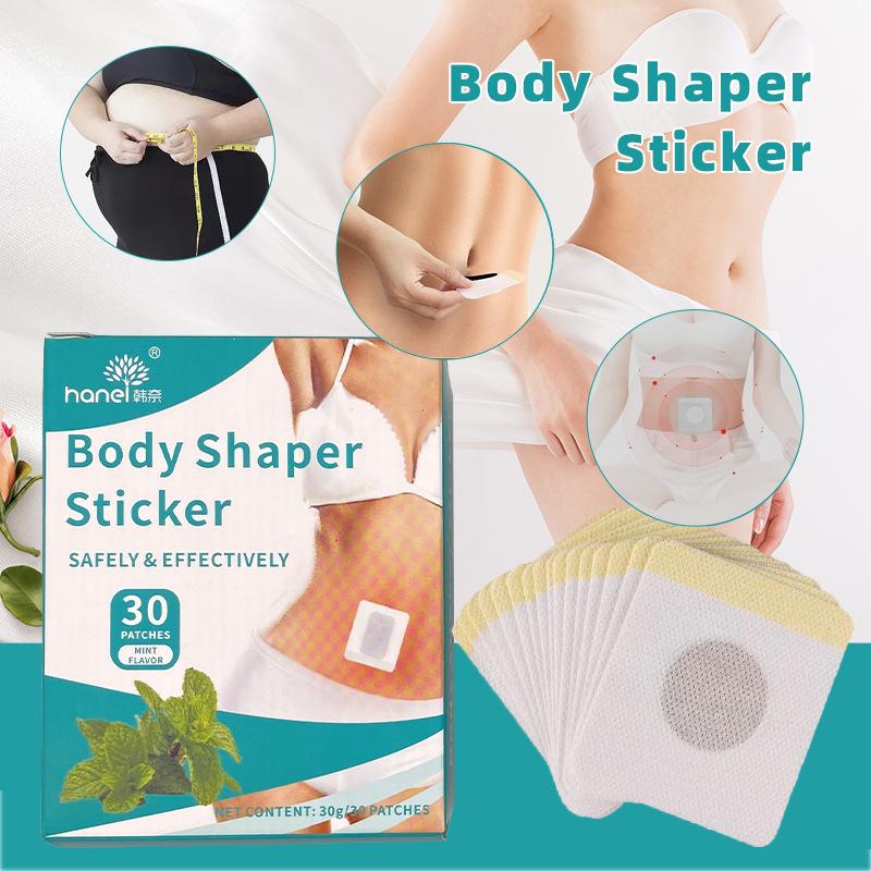 

Body Shaper Sticker 30 Patches Mint Flavor Adhesive Patch for Waist Abdomen Slimming and Shaping Comfortable Fit Breathable Material One Size синий