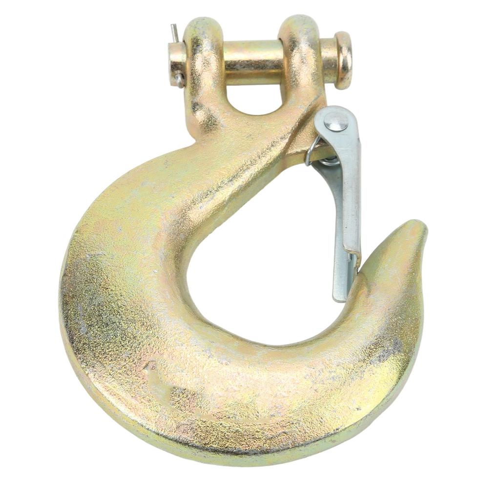 Slip Hook Thicken Alloy Steel High Temperature Quenching 13500lbs Heavy Duty Grab Hook for Port Transportation 5 8in