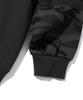 Tag Camo Raglan Hoodie - Black