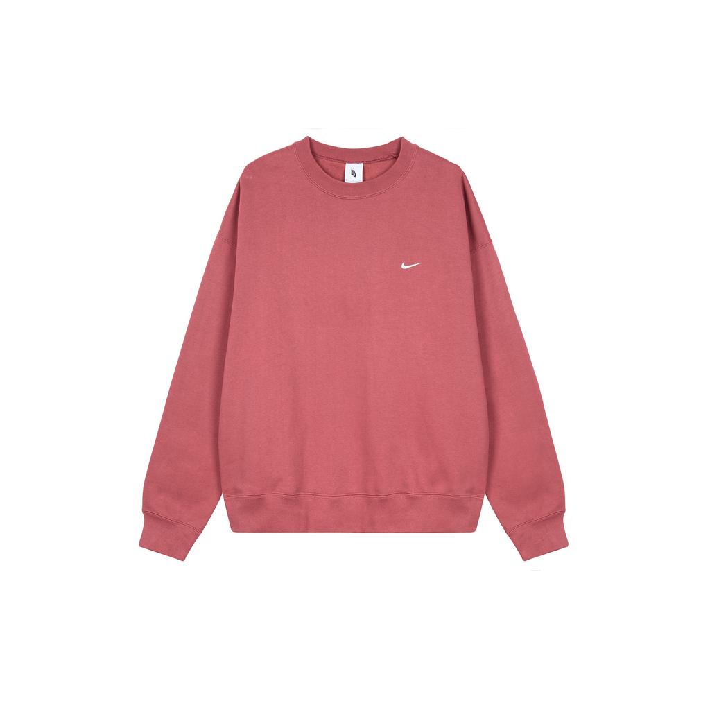 Nike Lab Fleece Crew Sweatshirt Men Tops Red DA0318-661