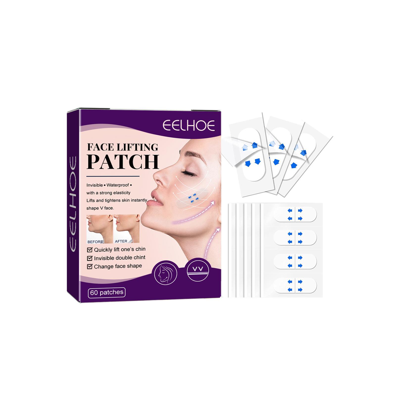 

eelhoe Face Invisible Lift Patch V Shape Melon Face Patch Firming Tighten Chin Fade Fine Lines Sculpting 60pcs