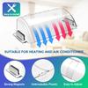 Magnetic Air Deflector Universal Fit Floor Register Vent Air Flow Controller Non Slip for Side Wall Ceiling All Season Home Use