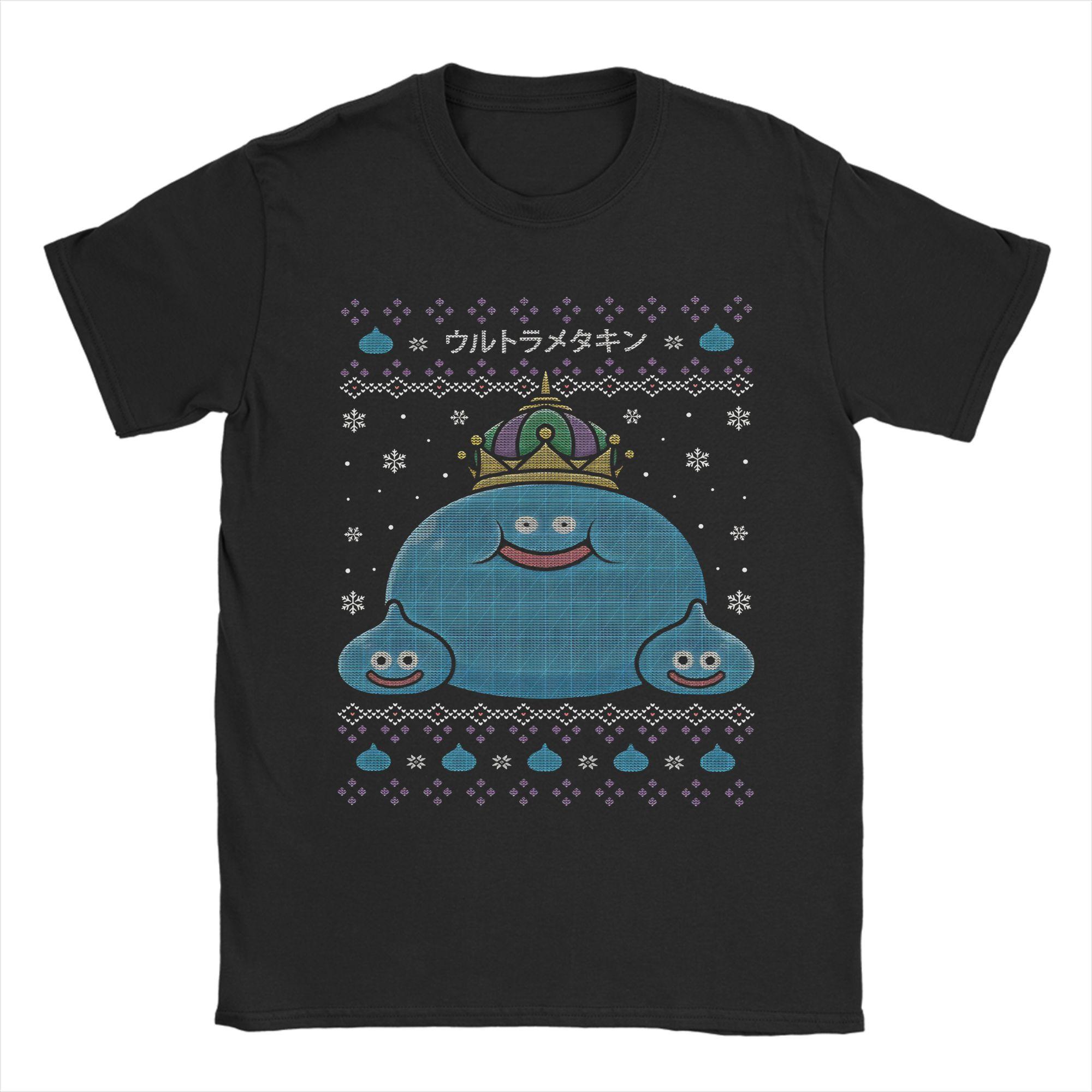 

Dragon Quest slime Print T Shirt for Unisex Women Pure Cotton Tee Shirt Clothing 4XL