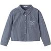 Balabala Girls' Long-Sleeve Cotton Blend Shirt