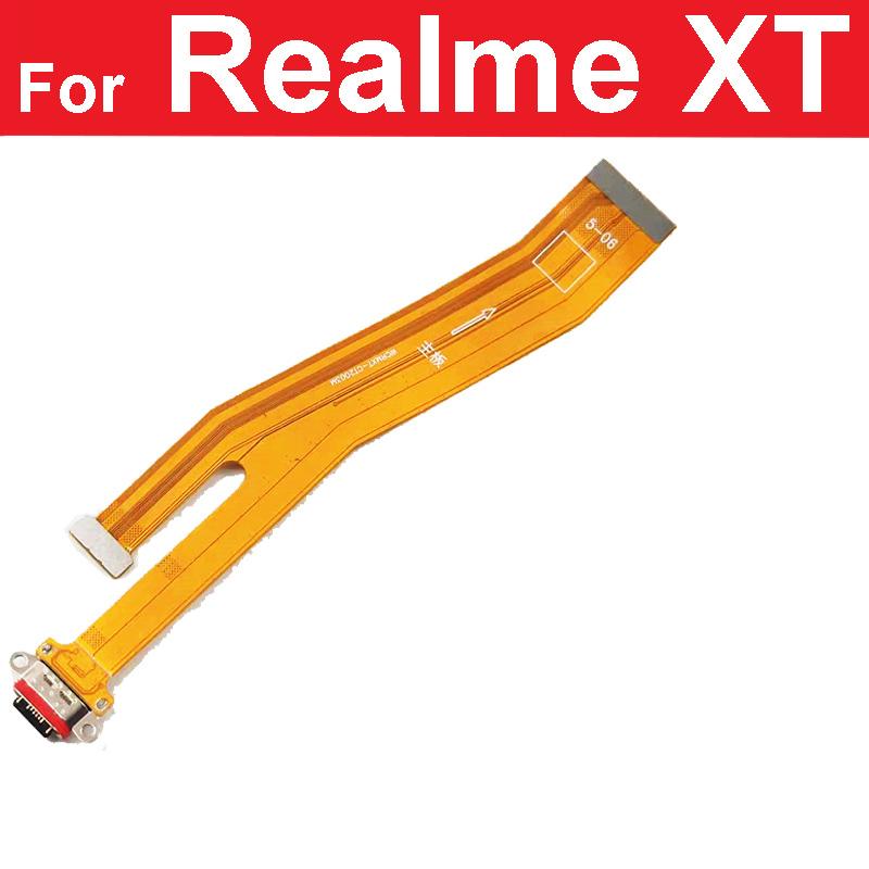 

USB-плата для зарядки, док-станция, гибкий кабель для Realme X50 Pro X7 Pro X3 X2 Pro X Lite XT X, разъем USB-порта для зарядного устройства, детали ленты For Realme XT