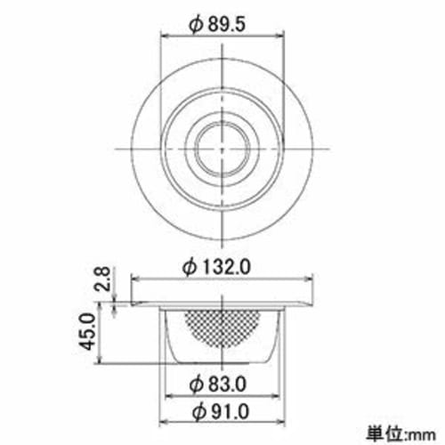 KAKUDAI Tsubahirogomi Strainer (Large) 4508C 4508C