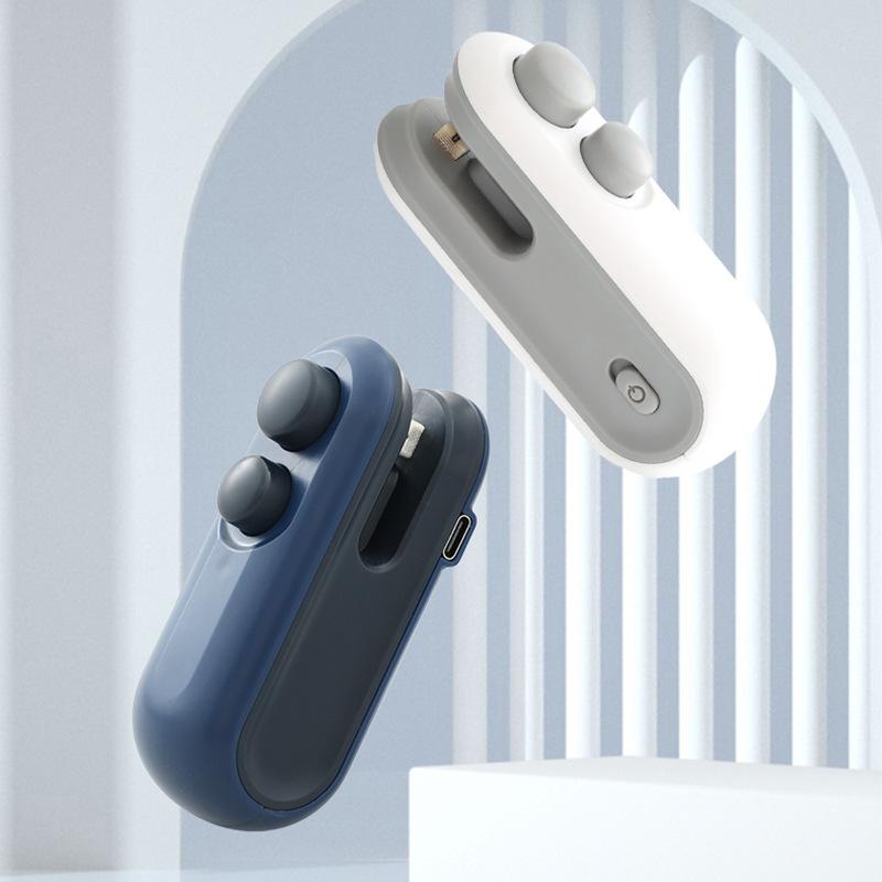 Compact Handheld Bag Sealer - Mini Plastic Sealing Machine for Home Use