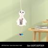 Totoro Ceramic Wind Chime Ornament - Cute Japanese Wall Decor for Girls' Bedroom