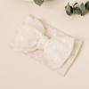 Soft Breathable Baby Headband Solid Color Lace Mesh Headband Fashion Bow Headband Hair Accessories