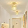 Nordic Minimalist Crystal Ceiling Light for Entrance, Foyer, or Balcony