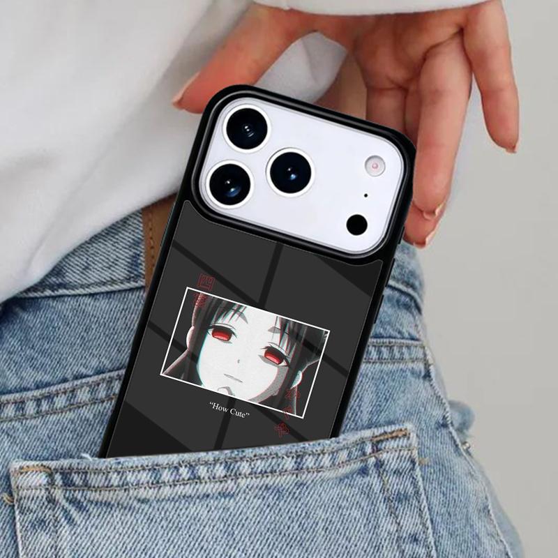 Japanese Anime Aesthetic Eye Phone Case for iPhone 16e 15 14 13 12 17 Pro Max Plus Air 17pro Cover Coque