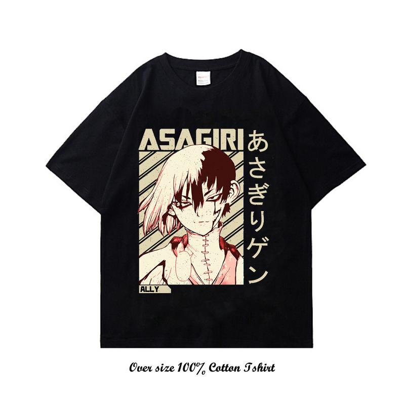 Summer Tshirt For Men 100% Cotton Printing Anime Graphic Tshirt High Quality Women Harajuku Oversize Unosex Tee