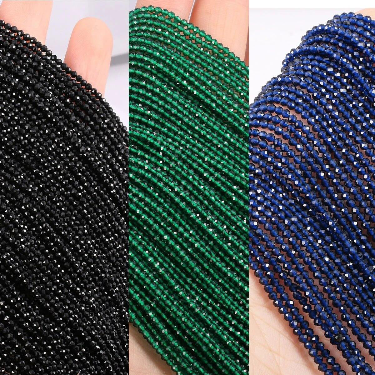 

3 шт./набор 2/3 мм натуральный камень шпинель огранка разноцветные свободные разделительные бусины для изготовления ювелирных изделий своими руками ожерелье серьги браслет аксессуар 3mm-3PCs