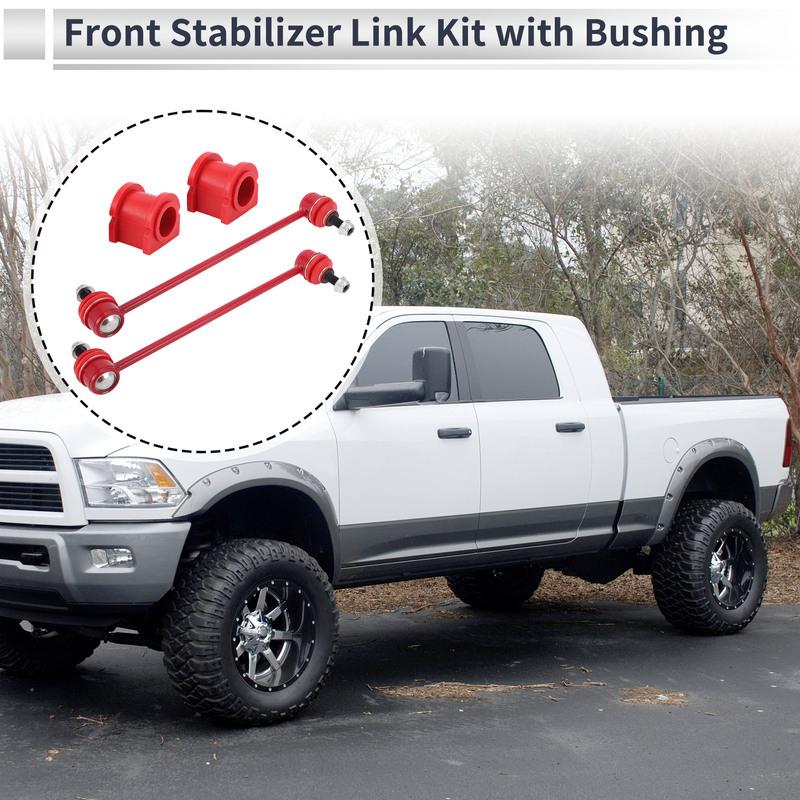 UXCELL Front Stabilizer Bar Links with 2 Pcs Bushing for Jeep Patriot 07-17 No.K80258