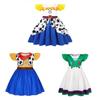 Toy Story Woody And Buzz Lightyear Cosplay Princess Dress For Kids 3-8 Years