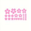 27pcs Cherry Blossom Car Stickers Sakura Decals Vinyl Waterproof Tuning Auto Accessories for Windshield Window Motorcycle