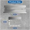 Stainless Steel Bathroom Shelves Self Adhesive Shower Caddy Organizer Storage Rack Bathroom Kitchen Shelf Waterproof Space Saver
