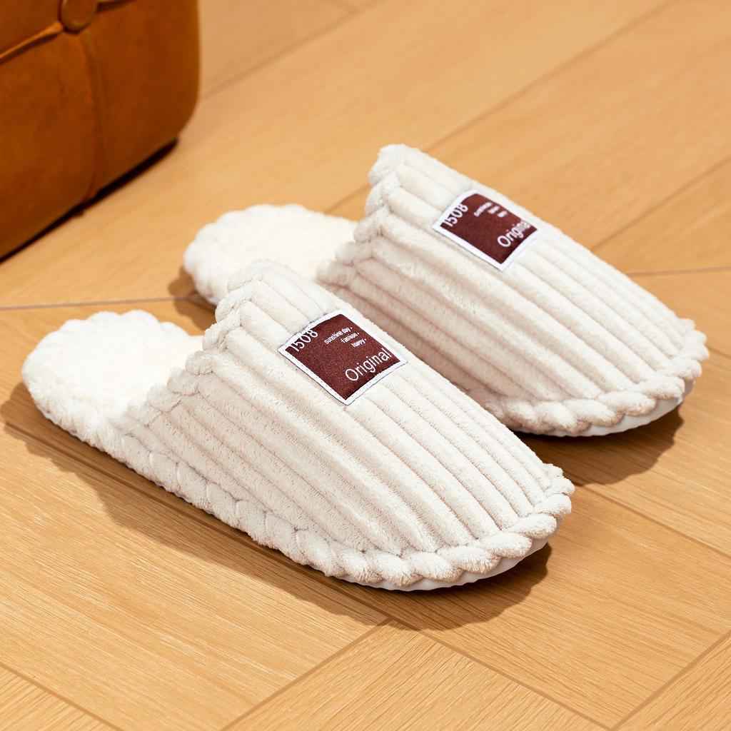 Women's Winter Home Semi-mopping Cotton Slippers