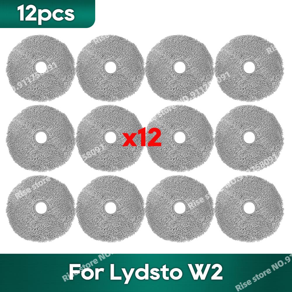 Zubehör Kompatibel Für Lydsto W2, Kyvol Cybovac S60, AICLE INS-200, inic iX10 Roboterstaubsauger Ersatzteile Staubbeutel Filter Mopp