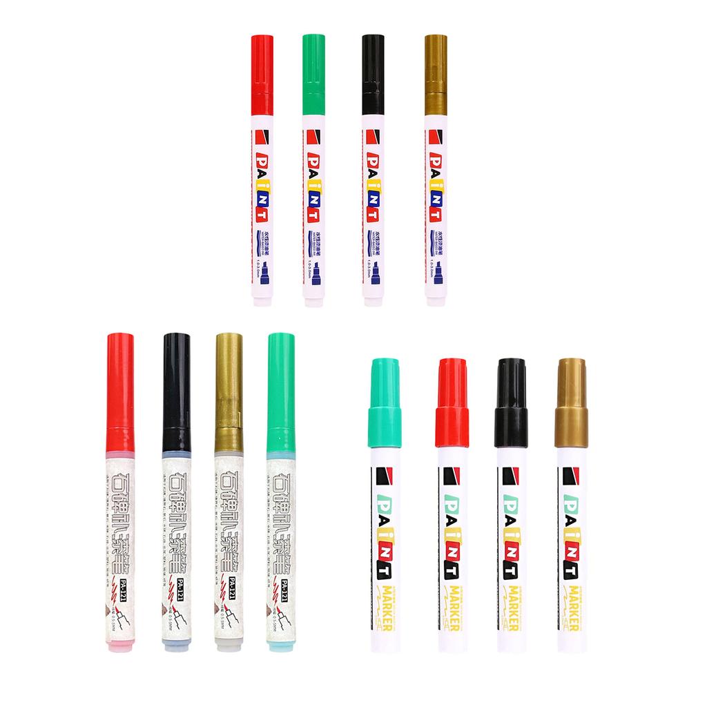 Fade Resistant Monument Paint Pen Sunproof Waterproof Stone Marker Pen For Writing Coloring On Tombstones Gravestone