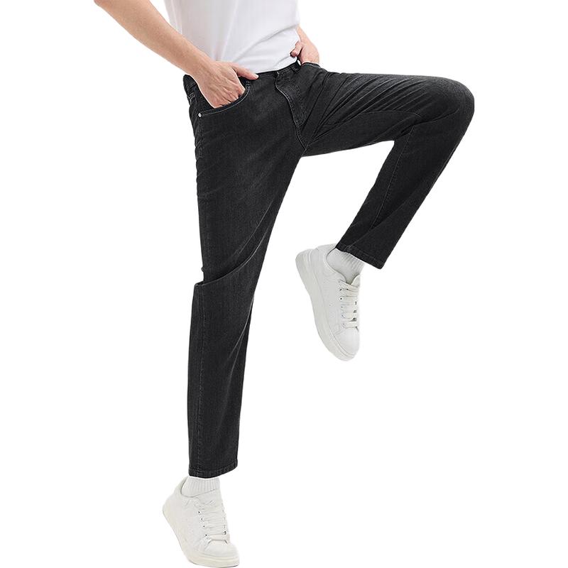 

Мужские летние эластичные джинсы прямого кроя Qipilnag 31