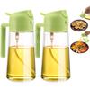 21pc Oil Sprayer Spray for 2 in 1 500ml Oil Sprayer  Pourer Plastic Spray Bottle Kitchen Gadget Sets Accessories Camping BBQ