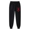 Anime Berserk Print Sweatpants for Men Athletic Joggers Trousers Spring Fall Casual Fleece Pants with Pockets Cosplay Costume