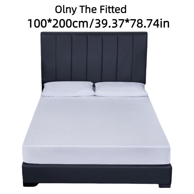 Spring Asia Textile Waterproof Bed Sheet Cover Hotel Solid Color Fuzzy Baby Urine-proof Mattress Protector