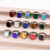 R3427 Men's High Quality 316L Stainless Steel Variety Onyx Rings  Trend Jewelry