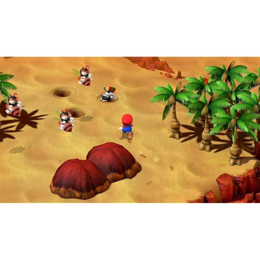 Super Mario RPG - Switch+ Mario Peach Bowser Plush Toy Set ([Amazon.co.jp Exclusive] Original Pin...