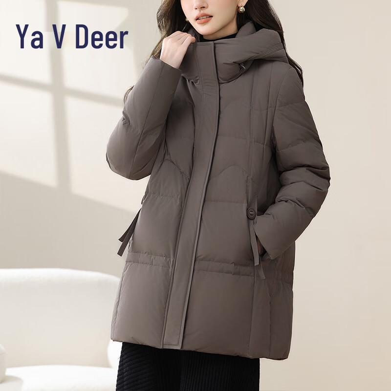 Yalu RS Women's Winter Stand-Collar Hooded Down Jacket