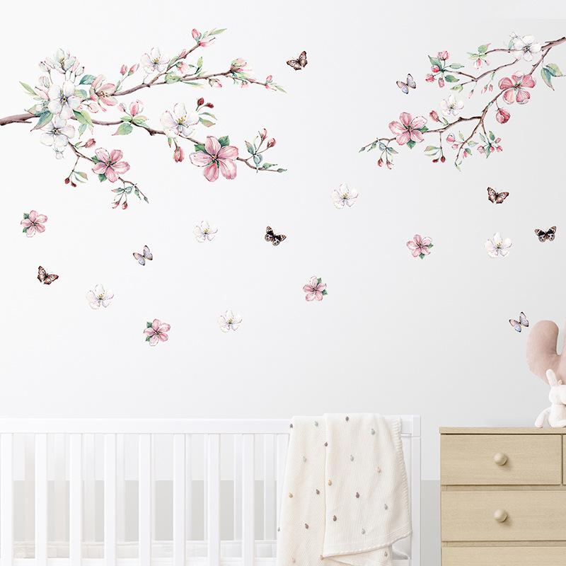 1Pc Cartoon Cute Bear Deer Smiling Animal Wall Stickers for Bedroom Living Room Nursery Decoration Wall Decals Kids Room Decor