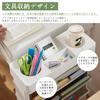 VECELO Bookshelf File Wagon Document Rack Adjustable Shelves Side Wagon Gap Storage Easy Assembly Textbook Storage Slim with Casters Large Capacity St
