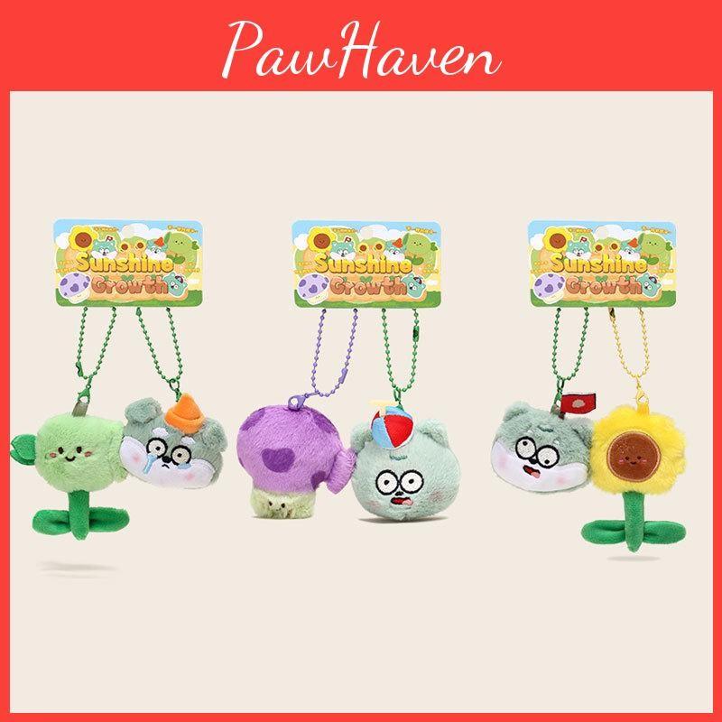 Zombies Vs Plants Battle Dog Plush Keyring With Adorable Animal Design For Teens