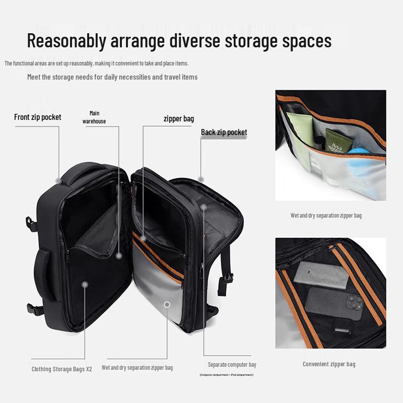 GOLF Men's 17.3-inch Laptop Travel Backpack