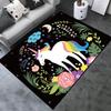 Cartoon Cute Unicorn Printed Carpet Children's Play Rug Hallway Balcony Non-slip Floor Mat Girl Living Room Home Decoration