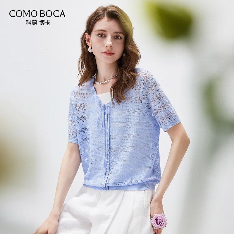 Women s Linen Blend Short Sleeve Knit Cardigan L