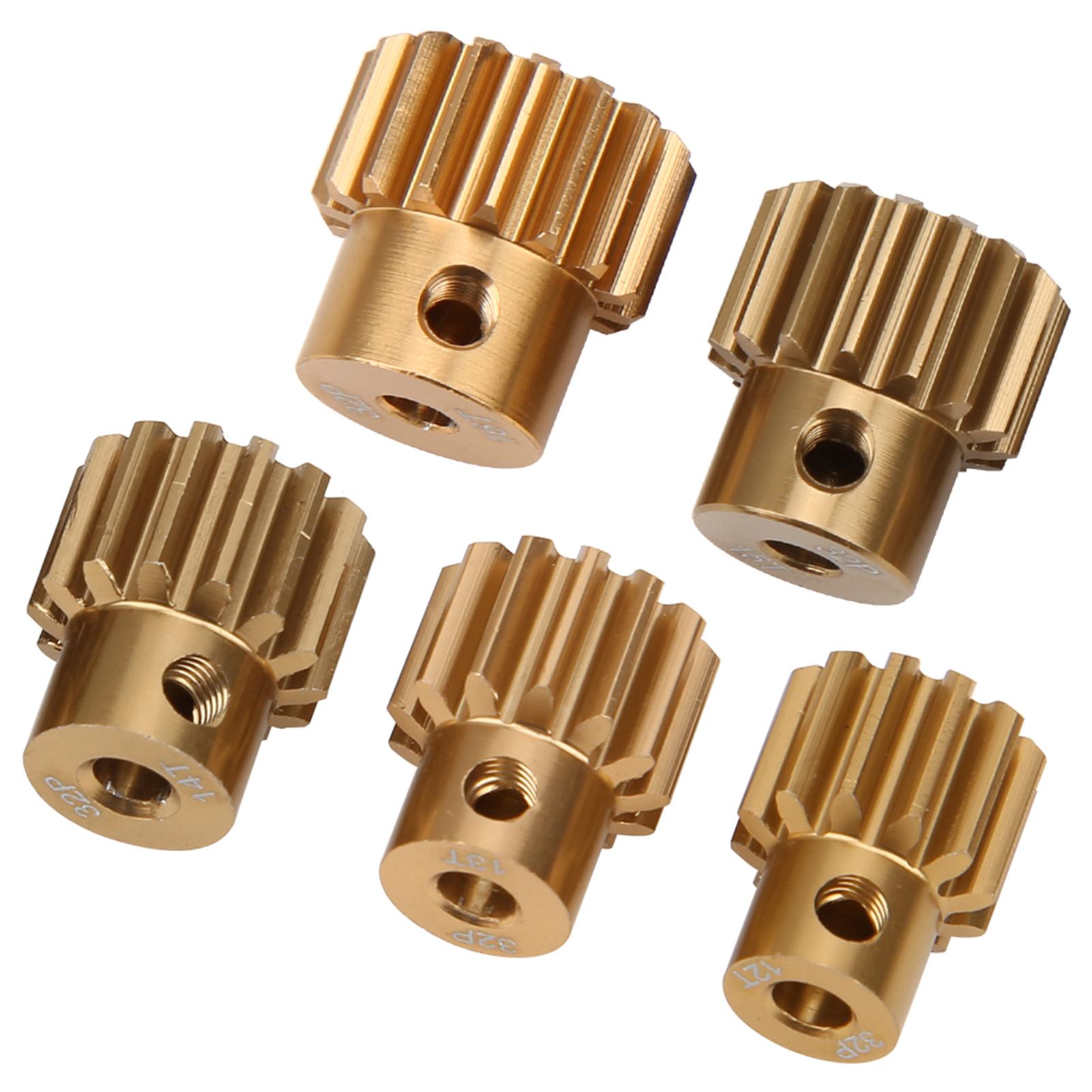 

7075 Aluminum Alloy 32P Pinion Gear Set Motor Gears Kit for RC Car Model (12T16T)