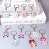New Hatsune Miku Lolita Animation Soft Cute Acrylic Keychain Decoration Backpack Keychain Small Anime Cartoon Frind Fashion Toys