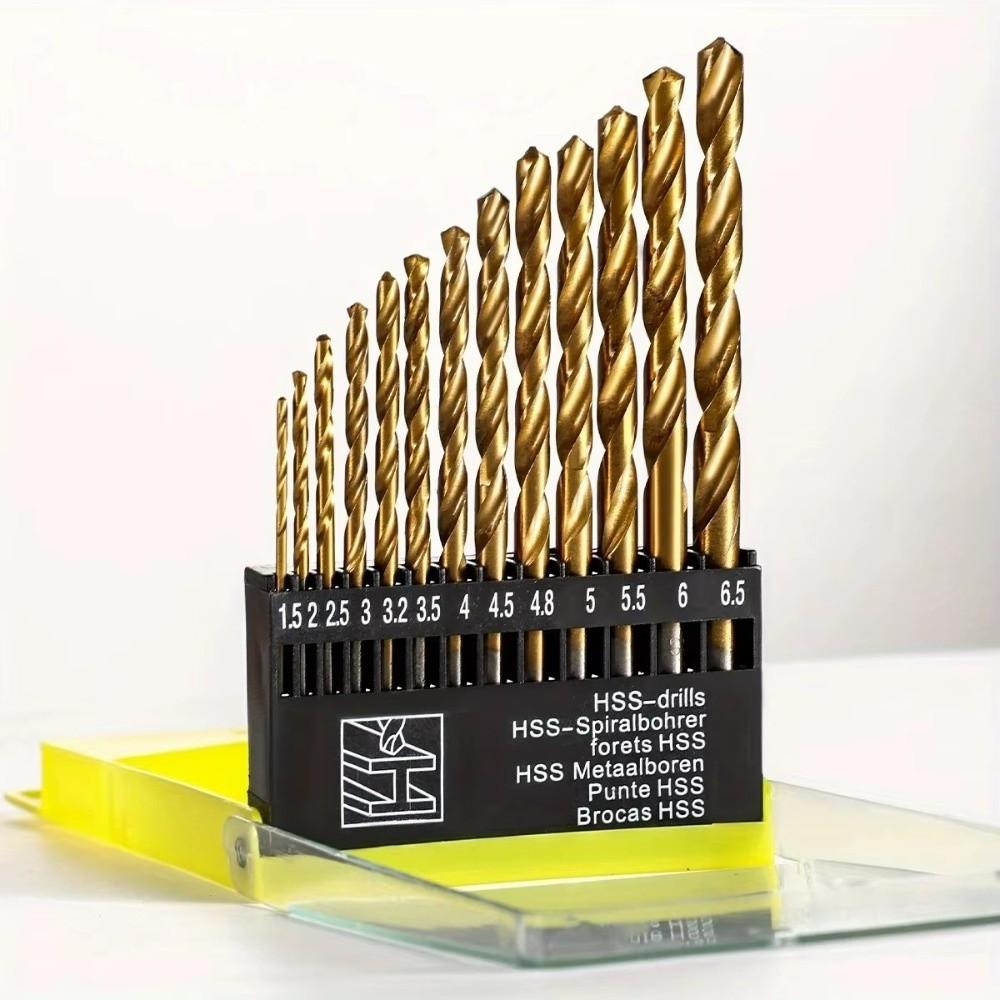Precision Masonry Drill Bits High-Speed Steel Drill Bit Set Twist Drill Bits For Metal