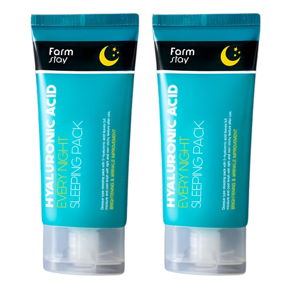 

[Farmstay] Ночная маска с гиалуроновой кислотой 120 мл 120ml X 2PCS