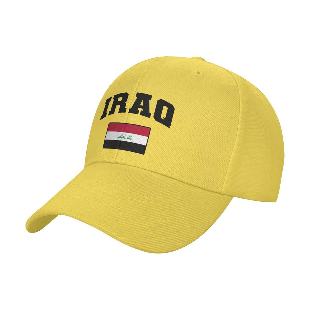 Summer Casual Baseball Cap Iraq Flag Proud Iraqi Fans Outdoor Gym Trucker Hat For Women Unisex High Quality  yk Cool Baseball Caps