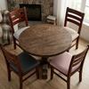 Stretchable Chair Cushion Cover PU Fabric Stool Cover Solid Color Seat Cover