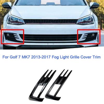 Dimljusgaller för främre stötfångare För Golf 7 MK7 2014 2015 2016 2017 2018 2019 Dimljus Ögonbrynsskydd Trim