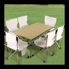 NHZHIW Outdoor Portable Roll-Up Picnic Table