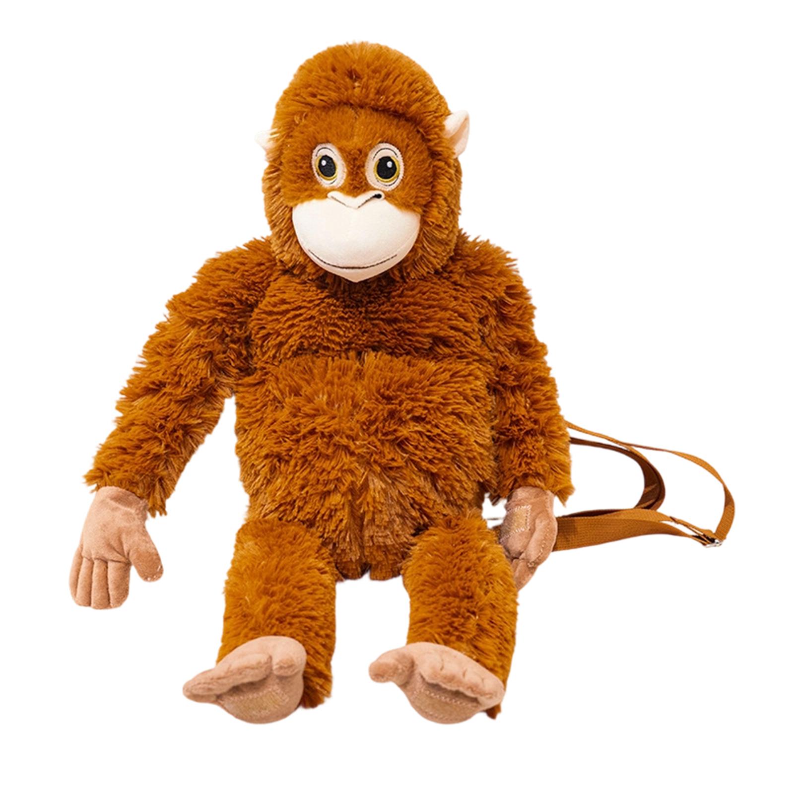 

Monkey Doll; Realistic Little Monkey Plush Toy Gift Curtain Puller One Size коричневый