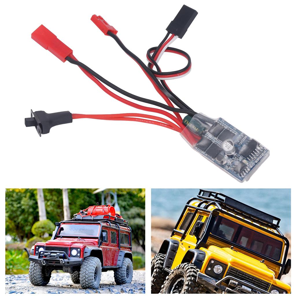 RC Brushed ESC Electronic Components 30A 2khz Two Way RC Car Accessories for 1/16 1/18 1/24 RC Boat