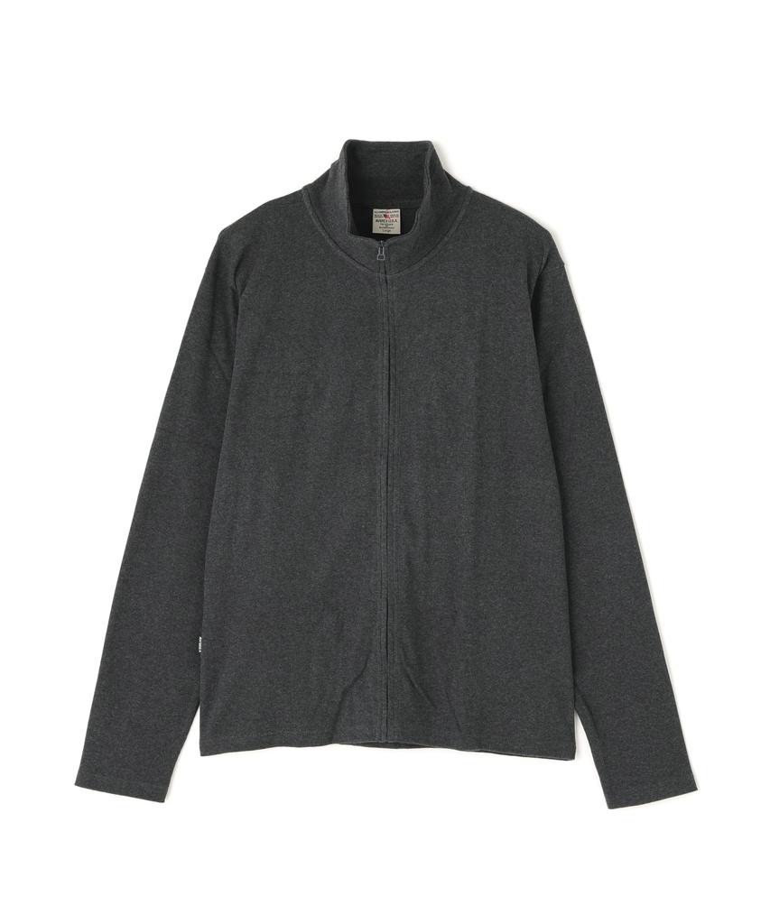 AVIREX DAILY STAND ZIP RIB JACKET 6153642 M charcoal