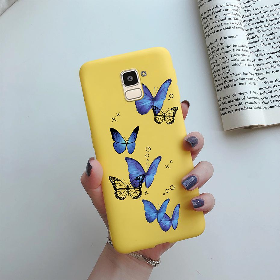 For Samsung J6 2018 Case J600F Soft Silicone Cute Love Heart Flower Cover For Samsung Galaxy J6Plus 2018 J6+ J6 Plus J610F Case